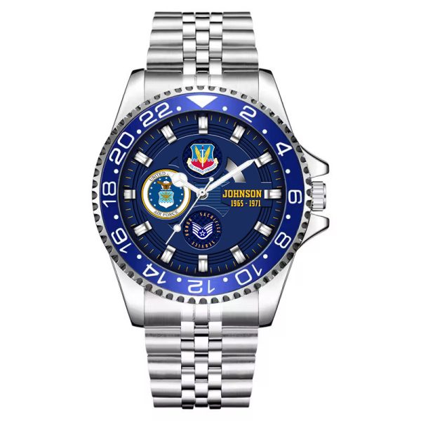 Custom AIR FORCE COMMAND Military watches SS8 2