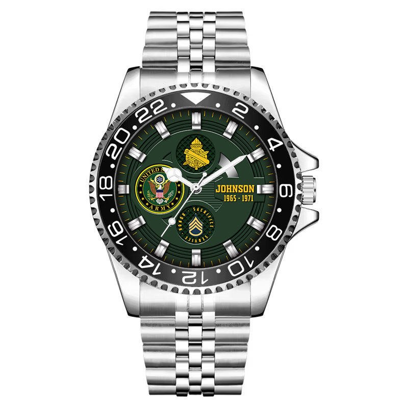 Custom ARMY BRANCH INSIGNIA military watches ss8 11 Custom ARMY BRANCH INSIGNIA military watches ss8