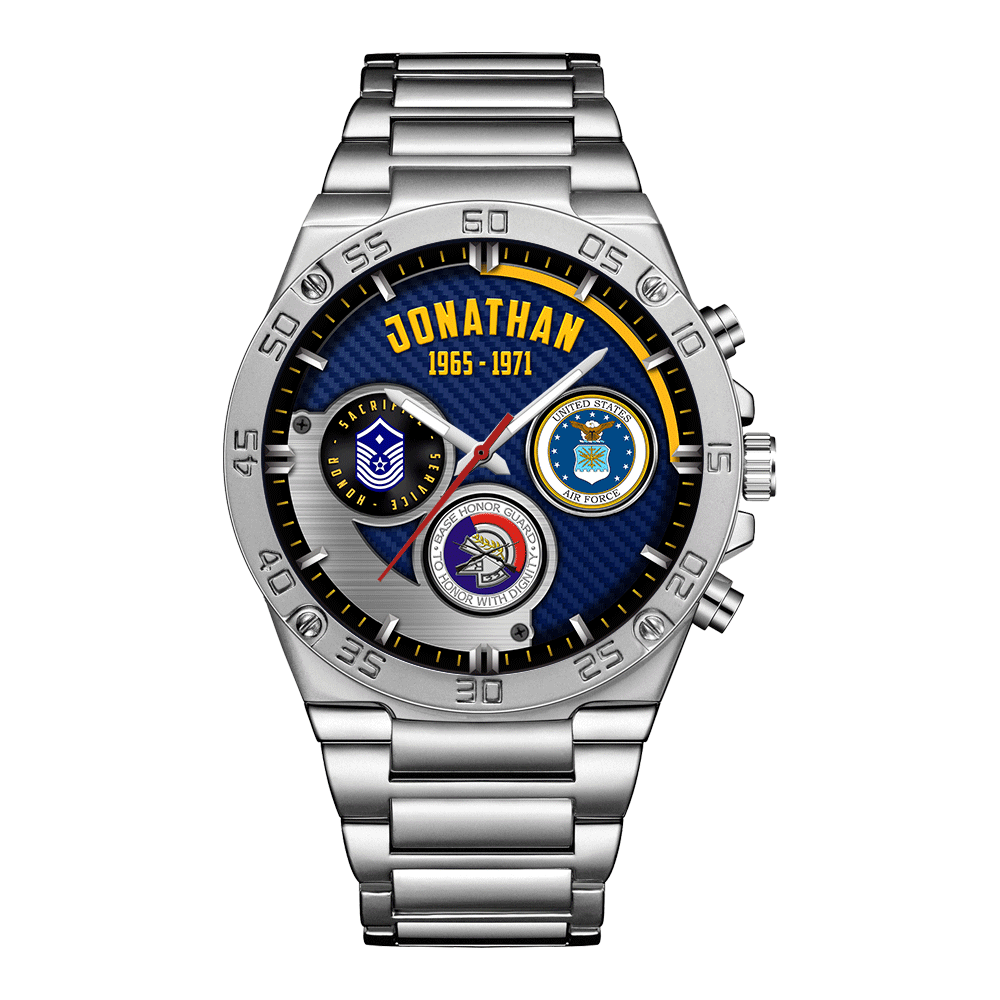 AirForce Badge Male silver watches SS03103 10 AirForce Badge Male silver watches SS03103