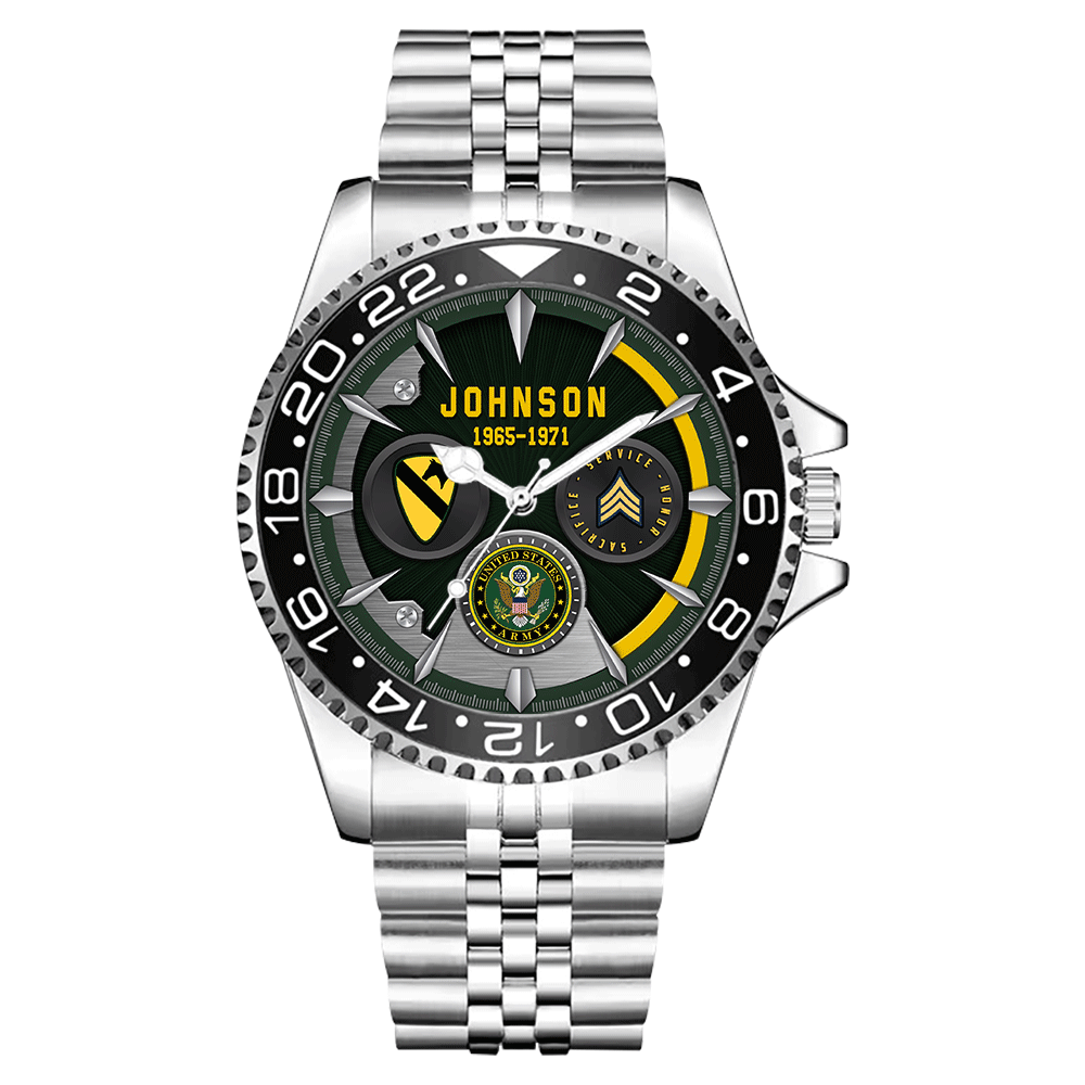 Army Division Men Silver Watch SS14 12 Army Division Men Silver Watch SS14