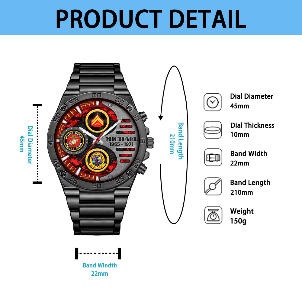 USMC Battalions Custom Watch Faces SS15 11 USMC Battalions Custom Watch Faces SS15