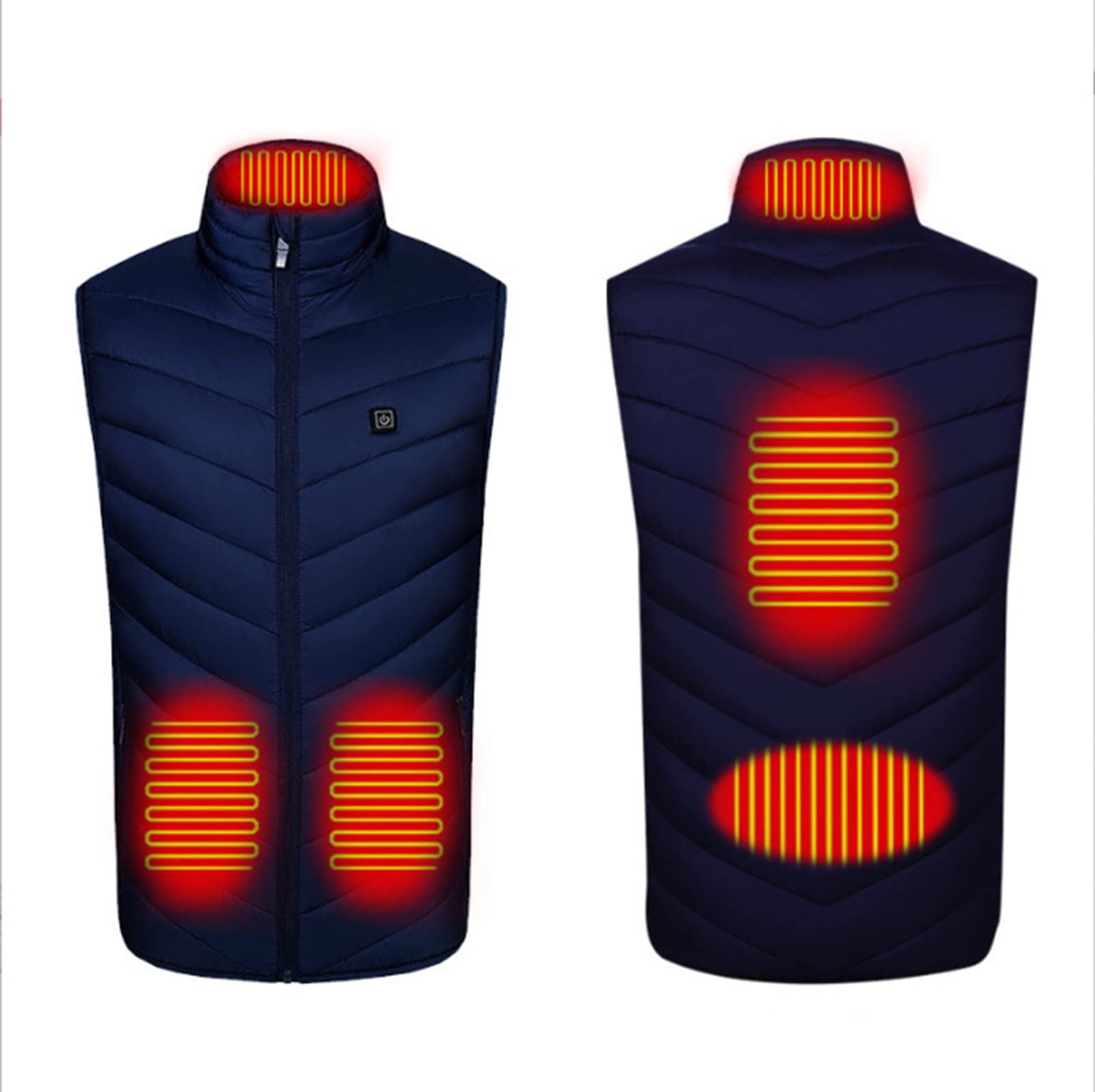 DD214® Unisex Heated Vest 7 Heated Vest Blue