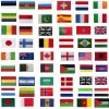 1 Flag Patches National Country Flag Badges Sew on Iron on