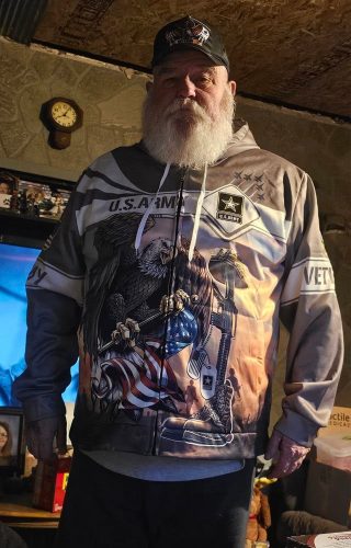 Proudly Served US Veteran Zip Hoodie photo review