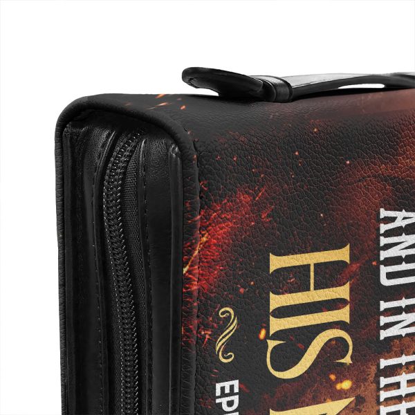 Be Strong In The Lord And In The Strength Of His Might Bible Cover 4