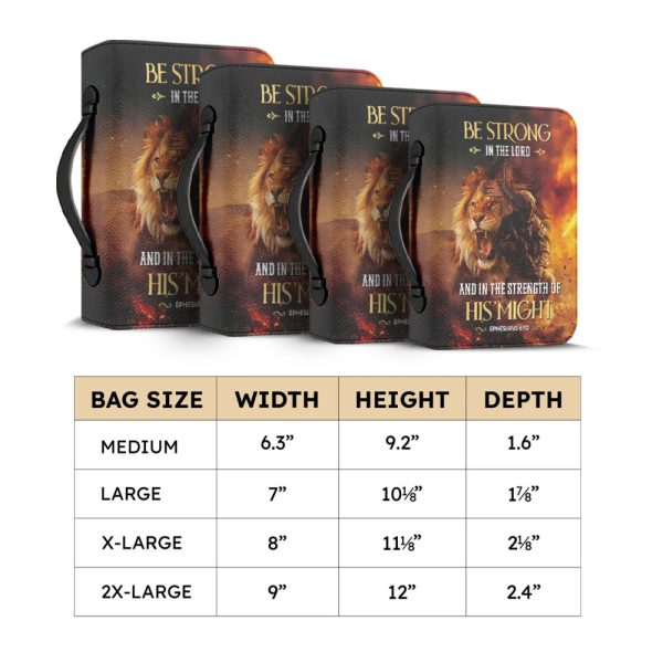 Be Strong In The Lord And In The Strength Of His Might Bible Cover 5