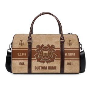 1 USCG Brown Leather Veteran Bag