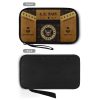 Navy Pattern Logo Brown Cable Storage Bag 1