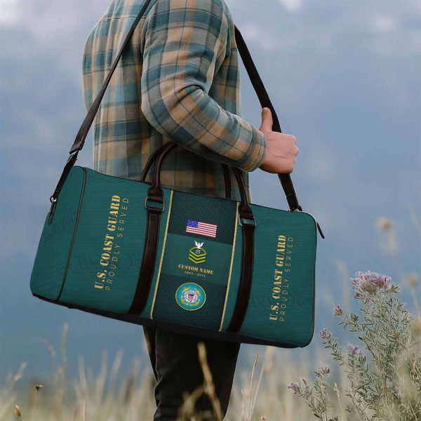 USCG Proudly Served Traveling bag 8