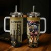 1 Home Of The Free Tumbler 40oz