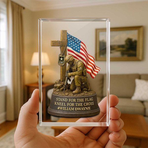 Army Veterans Military Acrylic Plaque Personalized Gifts For Veteran 3