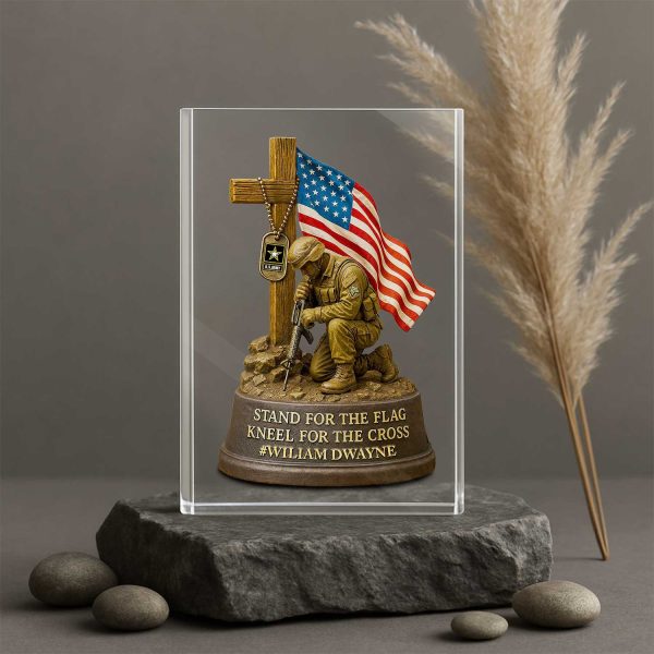 Army Veterans Military Acrylic Plaque Personalized Gifts For Veteran 4
