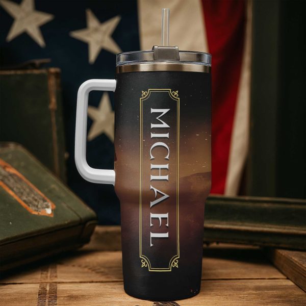 Be Strong In The Lord And In The Strength Of His Might Tumbler 40oz 2