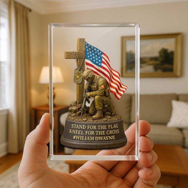 USMC Veterans Military Acrylic Plaque Personalized Gifts For Veteran 3