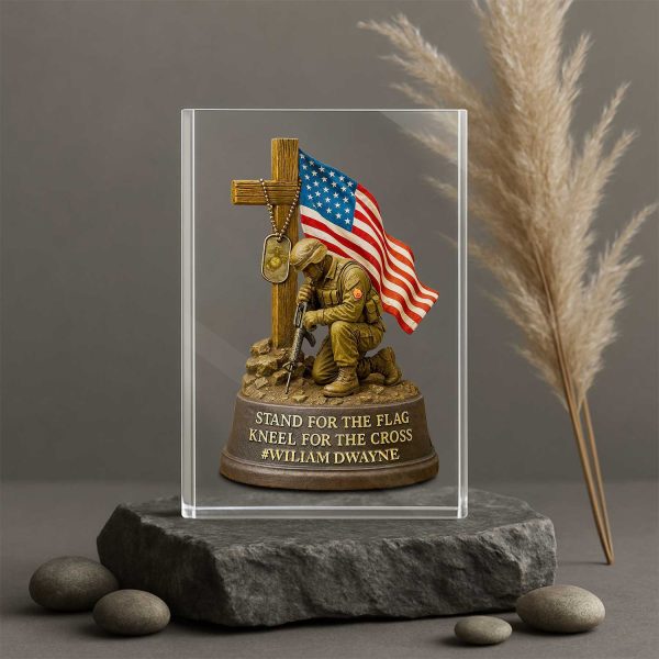 USMC Veterans Military Acrylic Plaque Personalized Gifts For Veteran 4